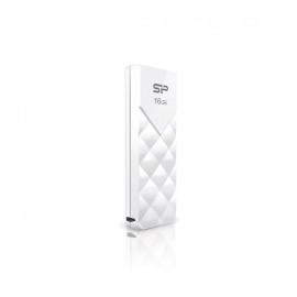 Memoria USB Silicon Power Ultima U03, 16GB, USB 2.0, Blanco