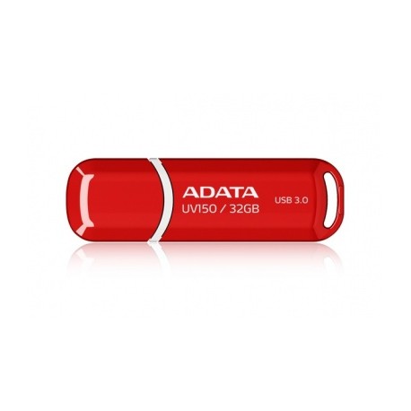 Memoria USB Adata DashDrive UV150, 32GB, USB 3.0, Rojo