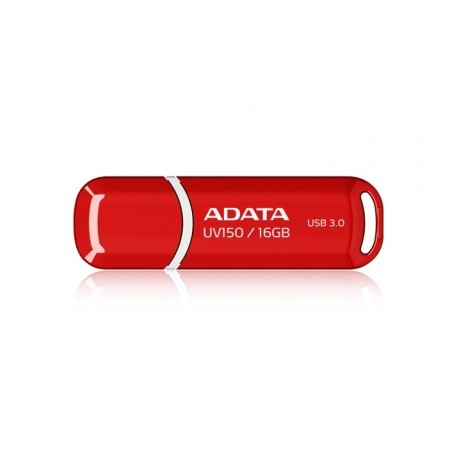 Memoria USB Adata DashDrive UV150, 16GB, USB 3.0, Rojo