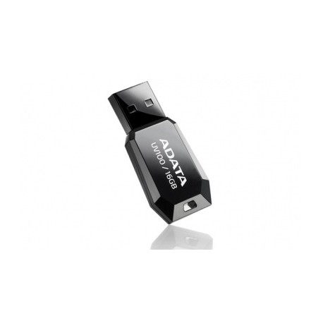 Memoria USB Adata DashDrive UV100, 16GB, USB 2.0, Negro