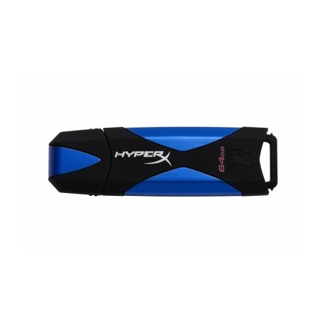 Memoria USB Kingston DataTraveler HyperX30, 64GB, USB 3.0, Lectura 225MB