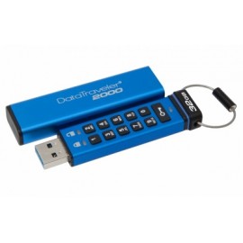 Memoria USB Kingston DataTraveler 2000, 32GB, USB 3.0, Azul