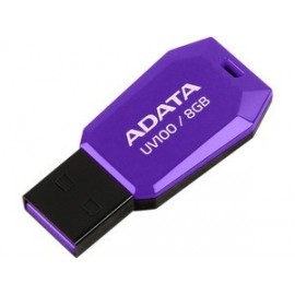 Memoria USB Adata UV100, 8GB, USB 2.0, Morado