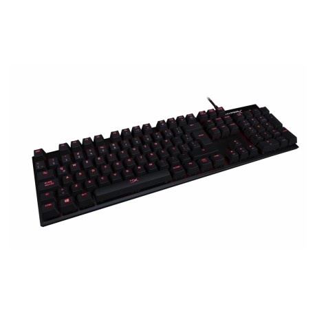 Teclado Gamer Kingston HyperX Alloy FPS LED Rojo, Teclado Mecánico, Cherry MX Red, Alámbrico, Negro (Español)