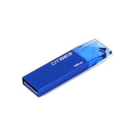 Memoria USB Kingston DataTraveler SE3, 16GB, USB 2.0, Azul