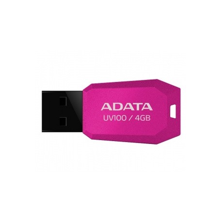 Memoria USB Adata Dashdrive UV100, 4GB, USB 2.0, Rosa