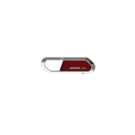 Memoria USB Adata S805 Sports Mosqueton, 16GB, USB 2.0, Rojo