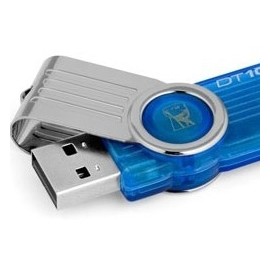 Memoria USB Kingston DataTraveler 101, 4GB, USB 2.0, Azul