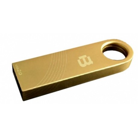 Memoria USB Blackpcs MU2106, 16GB, USB 2.0, Oro