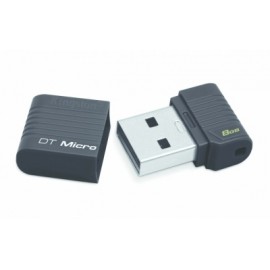 Memoria USB Kingston DataTraveler Micro, 8GB, USB 2.0, Negro