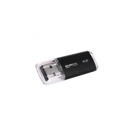 Memoria USB Silicon Power Ultima-II, 4GB, USB 2.0, Negro