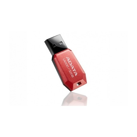 Memoria USB Adata DashDrive UV100, 32GB, USB 2.0, Rojo