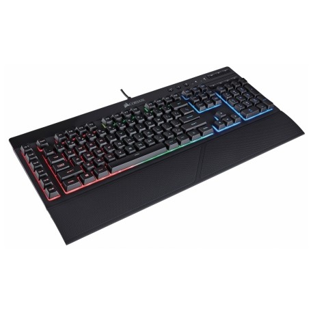 Teclado Gamer Corsair K55 RGB (SP), Alámbrico, Negro (Español)