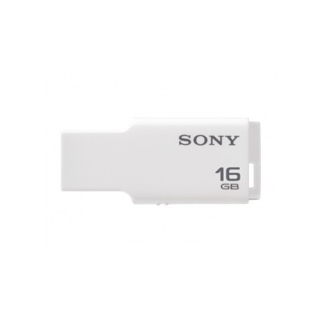 Memoria USB Sony Micro Vault, 16GB, USB 2.0, Blanco