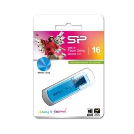 Memoria USB Silicon Power Helios 101, 16GB, USB 2.0, Azul