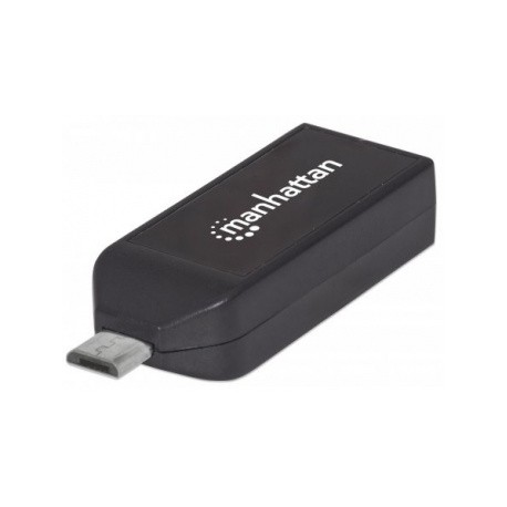 Manhattan Adaptador Micro USB con Lector de Tarjetas OTG imPORT Link 24 en 1, USB 2.0