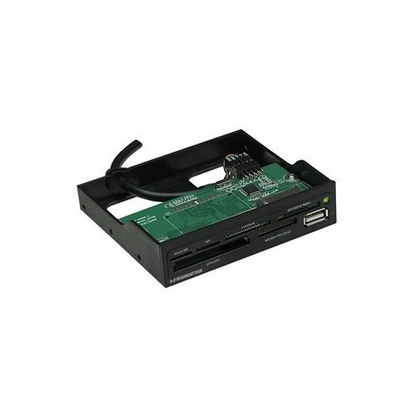 Manhattan Lector de Tarjetas 63 en 1, USB 2.0, Negro