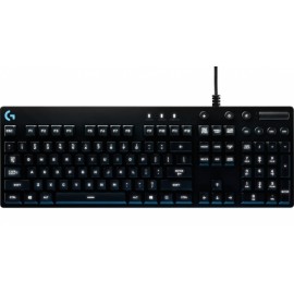 Teclado Gamer Logitech G810 Orion Spectrum RGB, Teclado Mecánico, Romer-G, Alámbrico, USB, Negro (Inglés)