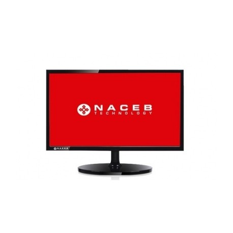 Monitor Curvo Naceb NA-627 LED 19.5, HD, Widescreen, Negro