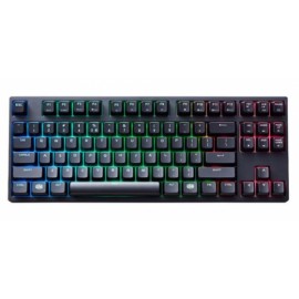 Teclado Gamer Cooler Master MasterKeys Pro S RGB, Teclado Mecánico, Cherry MX Red, Alámbrico, Negro (Inglés)