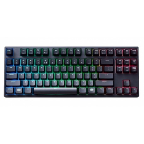 Teclado Gamer Cooler Master MasterKeys Pro S RGB, Teclado Mecánico, Cherry MX Red, Alámbrico, Negro (Inglés)