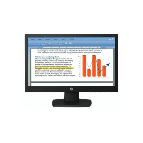 Monitor HP V193b LED 18.5'Widescreen, Negro