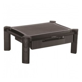 StarTech.com Base de Soporte para Monitor 13 - 27 con Cajón y Altura Ajustable, hasta 10kg, Negro