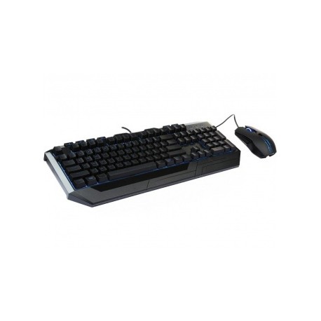 Kit Gamer de Teclado y Mouse Cooler Master Devastator II Azul, Alámbrico, USB, Negro