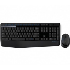 Kit de Teclado y Mouse Logitech MK345, Inalámbrico, Negro