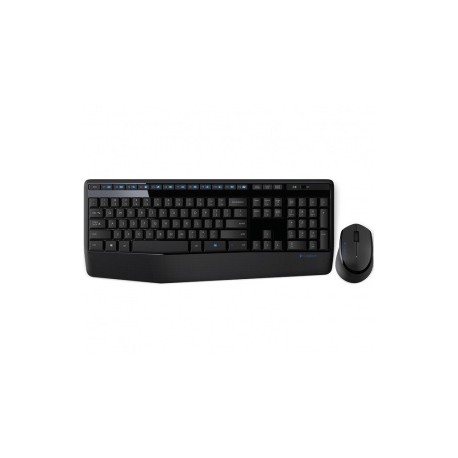 Kit de Teclado y Mouse Logitech MK345, Inalámbrico, Negro