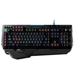 Teclado Gamer Logitech G910 Orion Spark RGB, Teclado Mecánico, Alámbrico, USB, Negro, (Inglés)