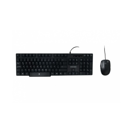 Kit de Teclado y Mouse Perfect Choice PC-200987, Alámbrico, USB, Negro, Resistente a Derrames