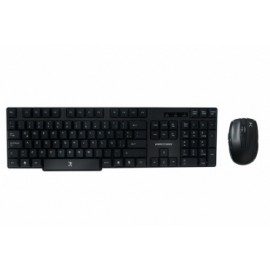 Kit de Teclado y Mouse Perfect Choice PC-200994, Inalámbrico, USB, Negro, Resistente a Derrames