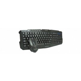 Kit de Teclado y Mouse Naceb NA-613, RF Inalámbrico, Negro