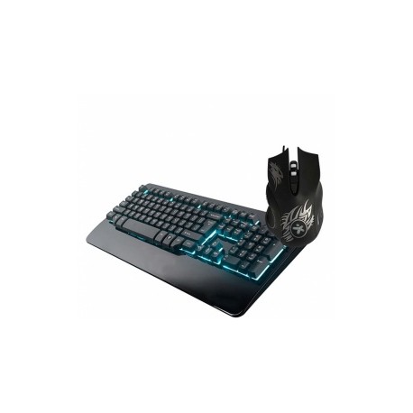 Kit Gamer de Teclado y Mouse Stylos STAGAX1B, Alámbrico, USB, Negro