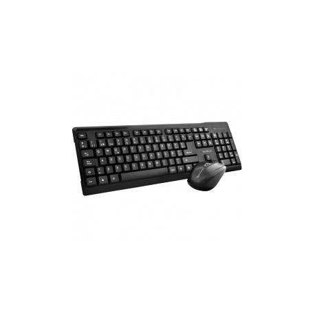 Kit de Teclado y Mouse Techzone TZ16COMB01-INA, RF Inalámbrico, Negro