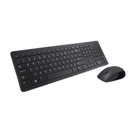 Kit de Teclado y Mouse Dell KM632, Inalámbrico, USB, Negro