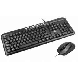 Kit de Teclado y Mouse Xtech XTK-300S Alámbrico, USB, Negro (Español)