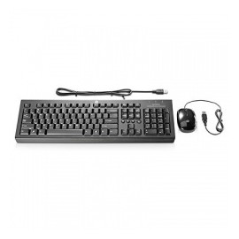 Kit de Teclado y Mouse HP Essential H6L29AA, Alámbrico, USB, Negro