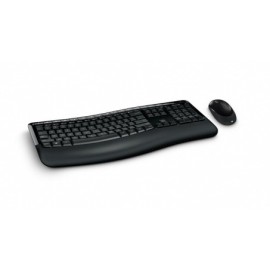 Kit de Teclado y Mouse Microsoft Wireless Comfort Desktop 5050, Inalámbrico, USB, Negro