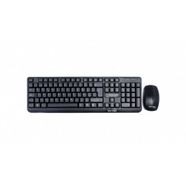 Kit de Teclado y Mouse Vorago KM-302, Inalámbrico, USB, Negro