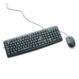 Kit de Teclado y Mouse Verbatim 98111, USB, Negro