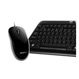 Kit de Teclado y Mouse Gigabyte GK-KM6150, USB, Negro