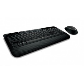 Kit de Teclado y Mouse Microsoft Wireless Desktop 2000, Inalámbrico, Negro