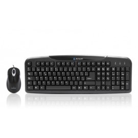 Kit de Teclado y Mouse Acteck AK2-2300, Alámbrico, PS2, Negro