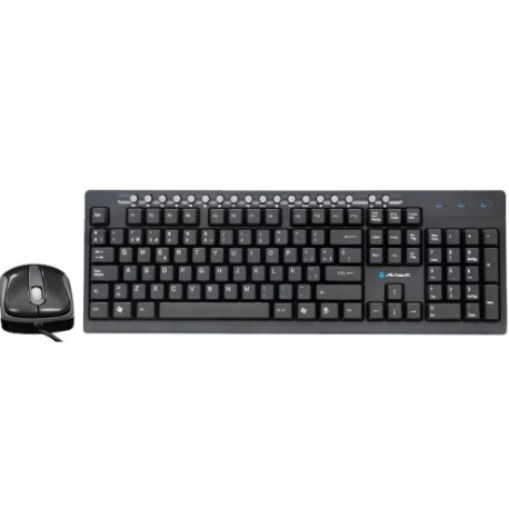 Kit de Teclado y Mouse Acteck AK2-3000, USB