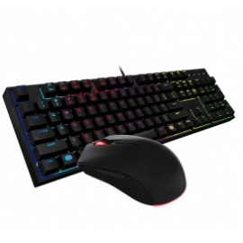 Kit Gamer Teclado y Mouse Cooler Master MasterKeys Lite L Combo RGB, Alámbrico, USB, Negro