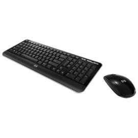 Kit de Teclado y Mouse HP QY449AA, Inalámbrico, USB, Negro