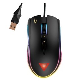 Mouse Gamer Gamdias Óptico Zeus P1, Alámbrico, USB, 12000DPI, Negro