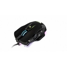 Mouse Gamer Game Factor Láser MOG600, Alámbrico, USB, 8200DPI, Negro